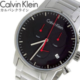 Calvin Klein City Chronograph Black Dial Silver Steel Strap Watch for Men - K2G27141 Authentic Buy Shop Now
