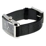 Calvin Klein Window Black Dial Black Leather Strap Watch for Men - K2M21107 Authentic Buy Shop Now