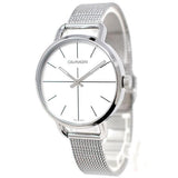 Calvin Klein Even White Dial Silver Mesh Bracelet Watch for Women - K7B23126 Authentic Buy Shop Now