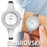 Swarovski Crystal Rose Silver Dial Silver Steel Strap Watch for Women - 5483853 Authentic Buy Shop Now
