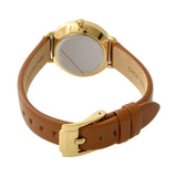 Michael Kors Portia Quartz White Dial Brown Leather Strap Watch For Women - MK2734 Authentic Buy Shop Now