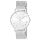 Coach Perry Silver Dial Silver Mesh Bracelet Watch for Women - 14503341 Authentic Buy Shop Now