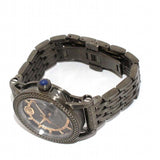 Versace Viamond Quartz Black Dial Grey Steel Strap Watch For Men - VEPO00520 Authentic Buy Shop Now