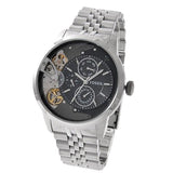 Fossil Townsman Multifunction Black Dial Silver Steel Strap Watch for Men - ME1135 Authentic Buy Shop Now