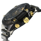 Versace Icon Active Chronograph Black Dial Black Steel Strap Watch for Men - VEZ700421 Authentic Buy Shop Now