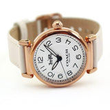 Coach Madison White Dial White Leather Strap Watch for Women - 14502408 Authentic Buy Shop Now