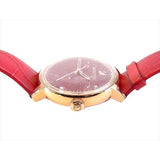 Swarovski Crystalline Hours Red Crystal Dial Red Leather Strap Watch for Women - 5295380 Authentic Buy Shop Now