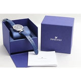 Swarovski Era Journey Blue Dial Blue Leather Strap Watch for Women - 5479239 Authentic Buy Shop Now