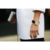 Michael Kors Jaryn Quartz White Dial Black Leather Strap Watch For Women - MK2472 Authentic Buy Shop Now