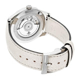 Gucci G Timeless Automatic Silver Dial Beige Leather Strap Watch For Men - YA126348 Authentic Buy Shop Now