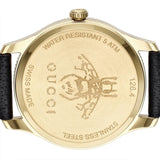 Gucci G Timeless Quartz Silver Dial Black Leather Strap Watch For Women - YA1264181 Authentic Buy Shop Now