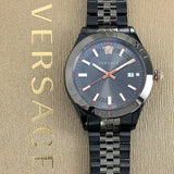 Versace Hellenyium Analog Black Dial Black Steel Strap Watch For Men - VEVK00320 Authentic Buy Shop Now