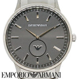 Emporio Armani Renato Quartz Black Dial Silver Steel Strap Watch For Men - AR11118 Authentic Buy Shop Now