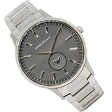 Emporio Armani Renato Quartz Black Dial Silver Steel Strap Watch For Men - AR11118 Authentic Buy Shop Now