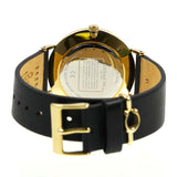 Coach Perry Black Dial Black Leather Strap Watch for Women - 14503333-C Authentic Buy Shop Now