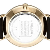 Coach Perry Black Dial Black Leather Strap Watch for Women - 14503333-C Authentic Buy Shop Now