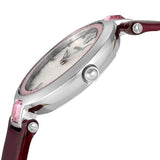 Versace Olympo Crystal Gleam White Dial Purple Leather Strap Watch for Women - VAN010016 Authentic Buy Shop Now