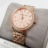 Michael Kors Argyle Quartz Rose Gold Dial Rose Gold Steel Strap Watch For Women - MK3156 Authentic Buy Shop Now