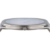 Gucci 25H Quartz Blue Dial Silver Steel Strap Unisex Watch - YA163408 Authentic Buy Shop Now