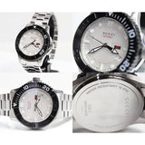 Gucci G Timeless Sport White Dial Silver Steel Strap Watch For Men - YA126250 Authentic Buy Shop Now