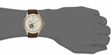 Fossil Townsman Beige Dial Brown Leather Strap Watch for Men - ME3105 Authentic Buy Shop Now