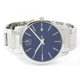 Calvin Klein City Blue Dial Silver Steel Strap Watch for Men - K2G2G14N Authentic Buy Shop Now