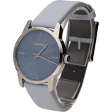 Calvin Klein City Blue Dial Blue Leather Strap Watch for Women - K2G231VN Authentic Buy Shop Now