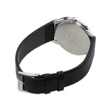 Calvin Klein Minimal Black Dial Black Leather Strap Watch for Men - K3M211C4 Authentic Buy Shop Now