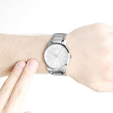 Calvin Klein City Silver Dial Silver Steel Strap Watch for Men - K2G2G146 Authentic Buy Shop Now