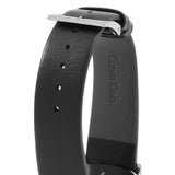 Calvin Klein Minimal Diamonds Black Dial Black Leather Strap Watch for Men - K3M211CS Authentic Buy Shop Now