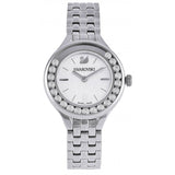 Swarovski Lovely Crystals Mini White Dial Silver Steel Strap Watch for Women - 5242901 Authentic Buy Shop Now