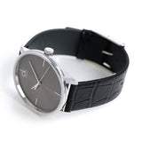 Calvin Klein Accent Black Dial Black Leather Strap Watch for Men - K2Y2X1C3 Authentic Buy Shop Now