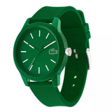 Lacoste 12.12 Green Dial Green Silicone Strap Watch for Men - 2010985 Authentic Buy Shop Now
