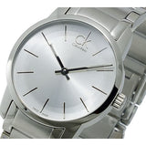 Calvin Klein City Silver Dial Silver Steel Strap Watch for Women - K2G23126 Authentic Buy Shop Now