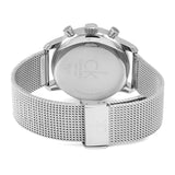 Calvin Klein City Chronograph White Dial Silver Mesh Bracelet Watch for Men - K2G27126 Authentic Buy Shop Now