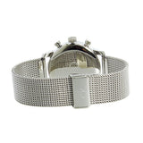 Calvin Klein City Chronograph White Dial Silver Mesh Bracelet Watch for Men - K2G27126 Authentic Buy Shop Now