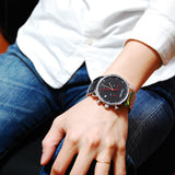 Calvin Klein City Chronograph Black Dial Silver Steel Strap Watch for Men - K2G27141 Authentic Buy Shop Now