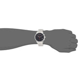 Calvin Klein City Chronograph Black Dial Silver Steel Strap Watch for Men - K2G27141 Authentic Buy Shop Now
