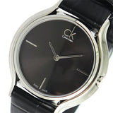 Calvin Klein Skirt Black Dial Black Leather Strap Watch for Women - K2U231C1 Authentic Buy Shop Now