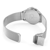 Calvin Klein Minimal White Dial Silver Mesh Bracelet Watch for Women - K3M2212Y Authentic Buy Shop Now