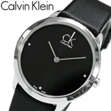 Calvin Klein Minimal Black Dial Black Leather Strap Watch for Men - K3M221CS Authentic Buy Shop Now
