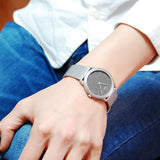 Calvin Klein Minimal Grey Dial Silver Mesh Bracelet Watch for Men - K3M52154 Authentic Buy Shop Now