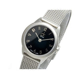 Calvin Klein Minimal Black Dial Silver Mesh Bracelet Watch for Women - K3M53151 Authentic Buy Shop Now