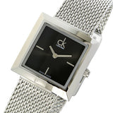 Calvin Klein Mark Black Dial Silver Mesh Bracelet Watch for Women - K3R23121 Authentic Buy Shop Now