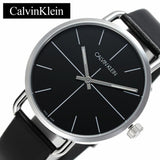Calvin Klein Evan Black Dial Black Leather Strap Watch for Men - K7B211CZ Authentic Buy Shop Now