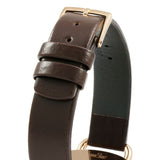 Calvin Klein Even White Dial Brown Leather Strap Watch for Women - K7B236G6 Authentic Buy Shop Now