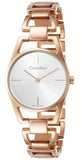 Calvin Klein Dainty White Dial Rose Gold Steel Strap Watch for Women - K7L23646 Authentic Buy Shop Now
