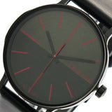 Calvin Klein Boost Black Dial Black Leather Strap Watch for Men - K7Y214CY Authentic Buy Shop Now