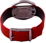 Calvin Klein Glam Transparent Dial Red Leather Strap Watch for Women - K9423144 Authentic Buy Shop Now