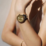 Movado Bold Gold Dial Gold Steel Strap Watch for Women - 3600323 Authentic Buy Shop Now